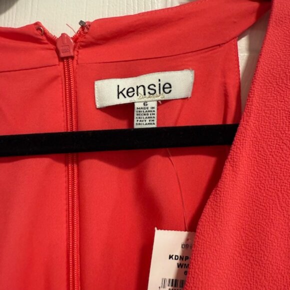 Ruffle Trim Faux Wrap Dress - Picture 4 of 5